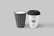 Coffe Paper Cups Mock-up 2, a Cups & Container Mockup by Nevada63 (Thumbnail 4 of 4)