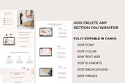 Canva Website Sales Page Template, a Landing Page Template by Deepa Template Studio (Thumbnail 3 of 8)