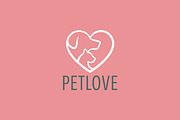 Creative Pet Care Love Logo, a Branding & Logo Template by Signatoro (Thumbnail 2 of 3)