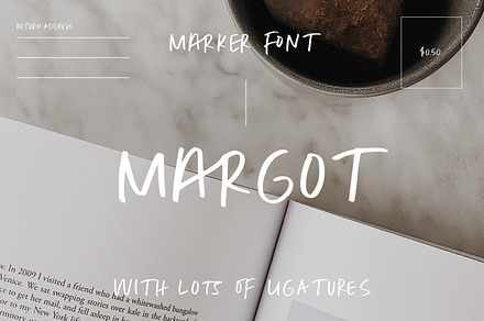 Margot Marker Font, a Script Font by Margot + Co