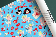 Valentine's Day Patterns and Png Set, a Pattern Graphic by Nansirins Studio (Thumbnail 5 of 7)