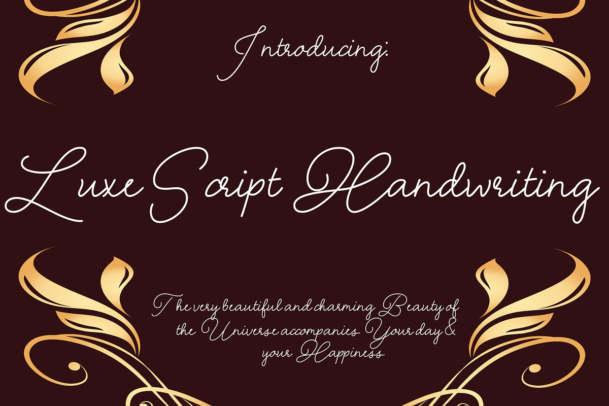 LuxeScript Handwriting, a Handwritten Font by Ardb (Photo 6 of 6)
