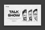 Podcast Talk Show Landscape Banner, a Social Media Template by Saman Osama (Thumbnail 3 of 3)