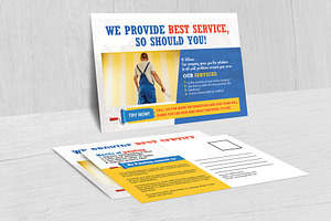 Wall Paints Service Postcard