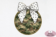 Camouflage Baseball Coquette Png, an Illustration by Daily.Designs (Thumbnail 1 of 5)