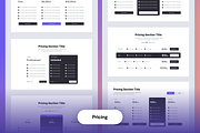 Website Wireframe UI Kit in Figma, a Wireframe Template by nwdigitalstore (Thumbnail 12 of 17)