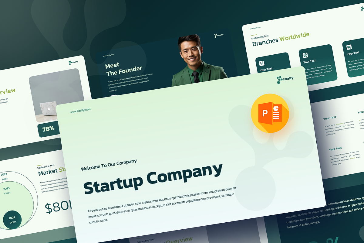 Digital Creative Startup PowerPoint, a Presentation Template by Premast (Photo 1 of 4)