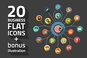Business Flat Icons, an Icon by Creative Ink (Thumbnail 1 of 3)