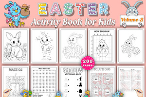 Easter Activity Book for Kids -Kdp