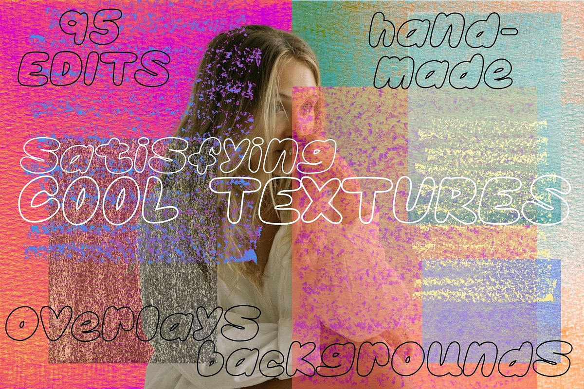 Cool Textures Overlays & Backgrounds, a Texture Graphic by Eryn Rose Design (Photo 1 of 23)