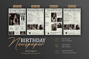 Birthday Newspaper Print Template, a Magazine Template by Shajib Shikder (Thumbnail 5 of 10)