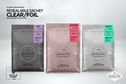 Clear Foil Sachet Packaging Mockup, a Cups & Container Mockup by INCDesign (Thumbnail 12 of 14)