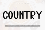 Country, a Sans Serif Font by InermediaSTUDIO (Thumbnail 1 of 7)