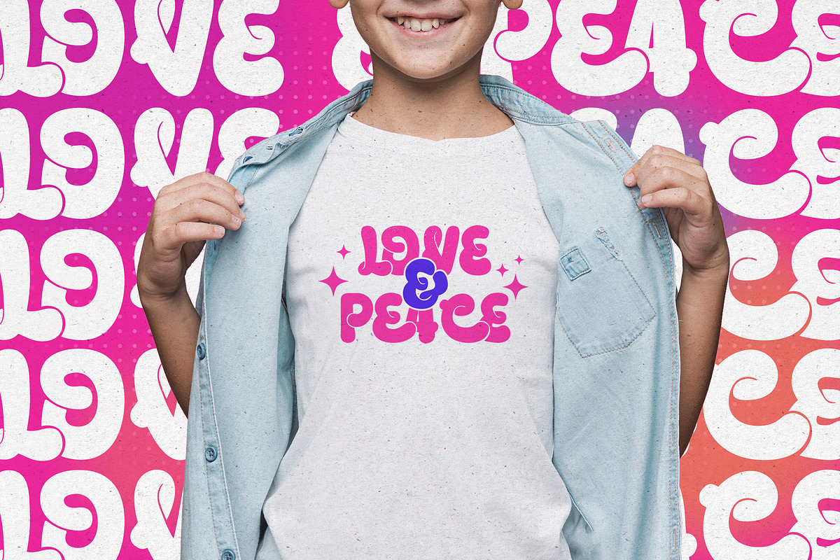 Chewy Geewy - A Groovy Bubbly Font, a Symbol Font by agnyhasyastudio (Photo 8 of 15)