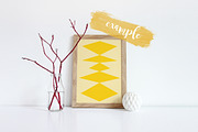 A4 Wooden Frame Stock Photo, a Print Template by YOYO Photo (Thumbnail 2 of 2)