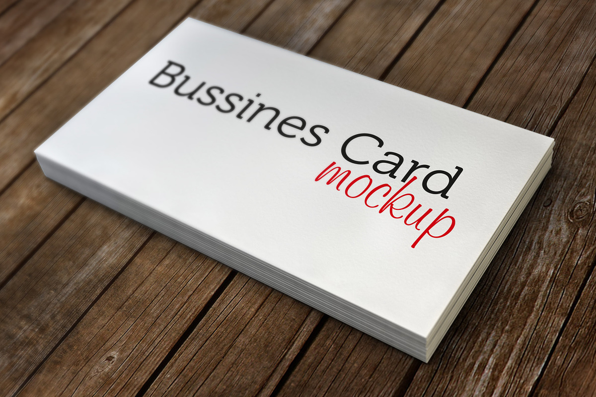 Bussines Card Mockup, a Print Template by buttonpl (Photo 2 of 4)