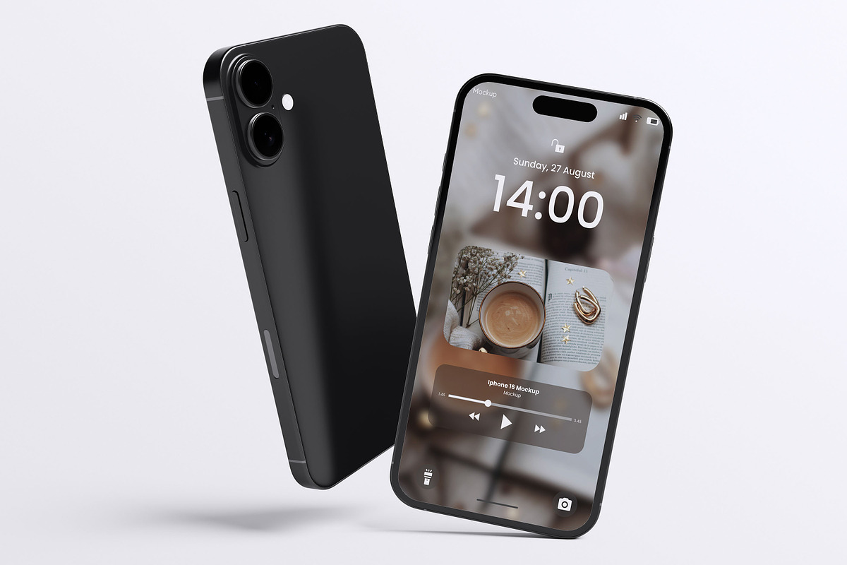 iPhone 16 Mockup, an iPhone Mockup by xavier_studio (Photo 3 of 5)