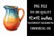 Watercolor Kitchen Utensils Clipart, an Icon by Designking (Thumbnail 4 of 5)
