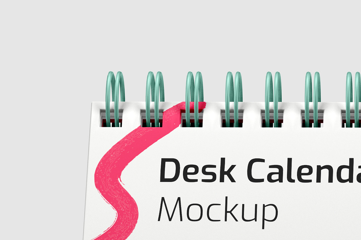 Desk Calendar Mockup - 6 views, a Packaging Mockup by Illusiongraphic (Photo 11 of 19)