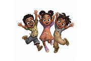 Black Kids Back to School clipart, an Education Illustration by Creative design (Thumbnail 7 of 7)