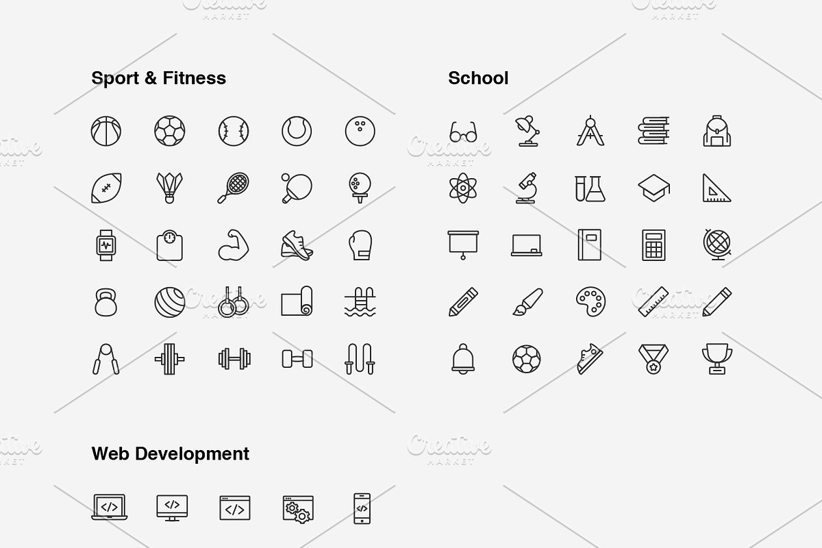 Ultimate Line Icons Pack, an Outline Icon by Graphic Pear (Photo 22 of 22)