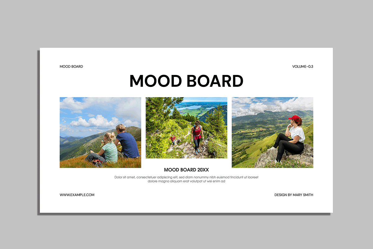 Creative Mood Board Template Layout, a Social Media Template by MightyDesign (Photo 2 of 9)