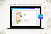 Wedding RSVP Card Canva Template, a Stationery Template by ShineOnWedding (Thumbnail 6 of 8)