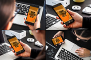 15 Mockups iPhone (pics+PSD), an iPhone Mockup by tydla (Thumbnail 3 of 6)