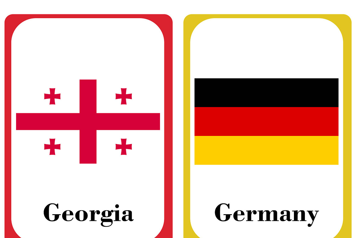Printable World Flags Flashcards, a Card Template by DigitalsDesigns (Photo 4 of 4)