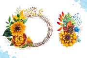 Autumn leaves. Watercolor set., a Decorative Illustration by AlexGreenArt (Thumbnail 8 of 11)