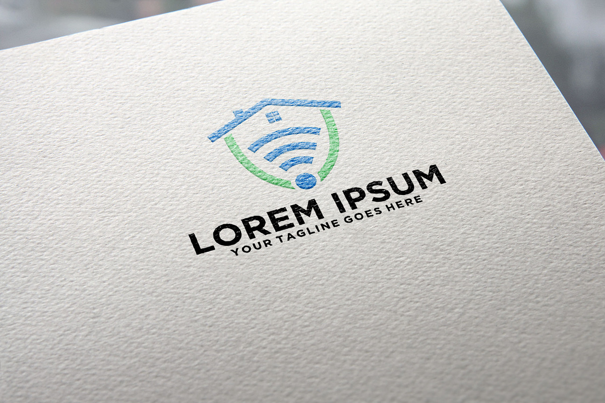 Smart Home Security logo idea, a Branding & Logo Template by REDVY CREATIVE