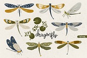 Dragonflies, a Decorative Illustration by Noli Molly Store (Thumbnail 1 of 3)