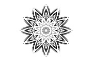 Black White Mandala Illustration Set, a Decorative Illustration by NJ Himel (Thumbnail 53 of 101)