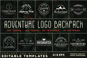 Adventure Logo Backpack