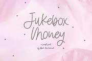 Jukebox Money Script, a Script Font by Beck McCormick (Thumbnail 1 of 10)