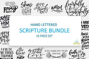 Hand Lettered Scriptures Bundle