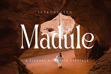 Madule Modern Elegant Serif