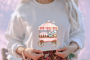 Cotton Candy Circus Pastel Carnival, an Illustration by designcity5 (Thumbnail 5 of 5)