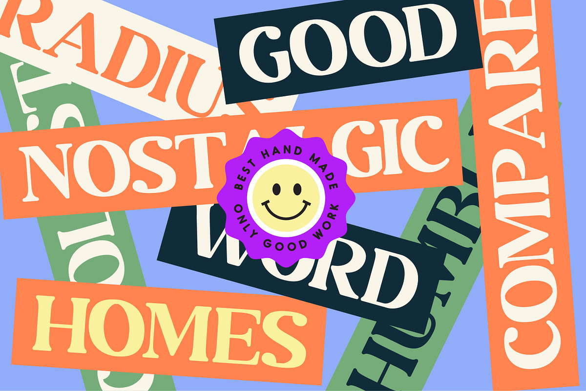 Kaviron Retro Font, a Serif Font by Graphicfresh (Photo 3 of 10)