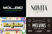 Font Bundle - Year End Sale! 95% OFF, a Font by Arterfak Project (Thumbnail 16 of 16)