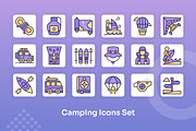 Camping Icons Set - Filled Line, an Icon by Kmg Design (Thumbnail 3 of 3)