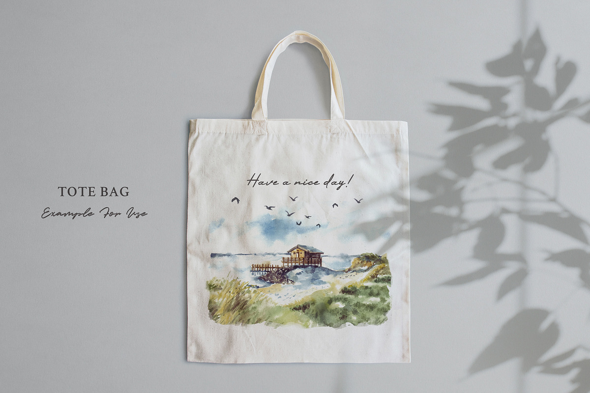 Watercolor House & Landscapes, an Illustration by Yorda Studio (Photo 12 of 13)