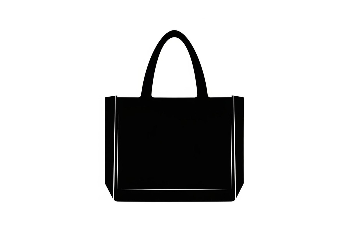 Reusable Tote Bag Minimal Silhouette, an Illustration by musafir_fashion (Photo 7 of 14)