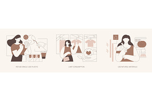 Responsible attitude towards ecology, a Person Illustration by Visual Generation