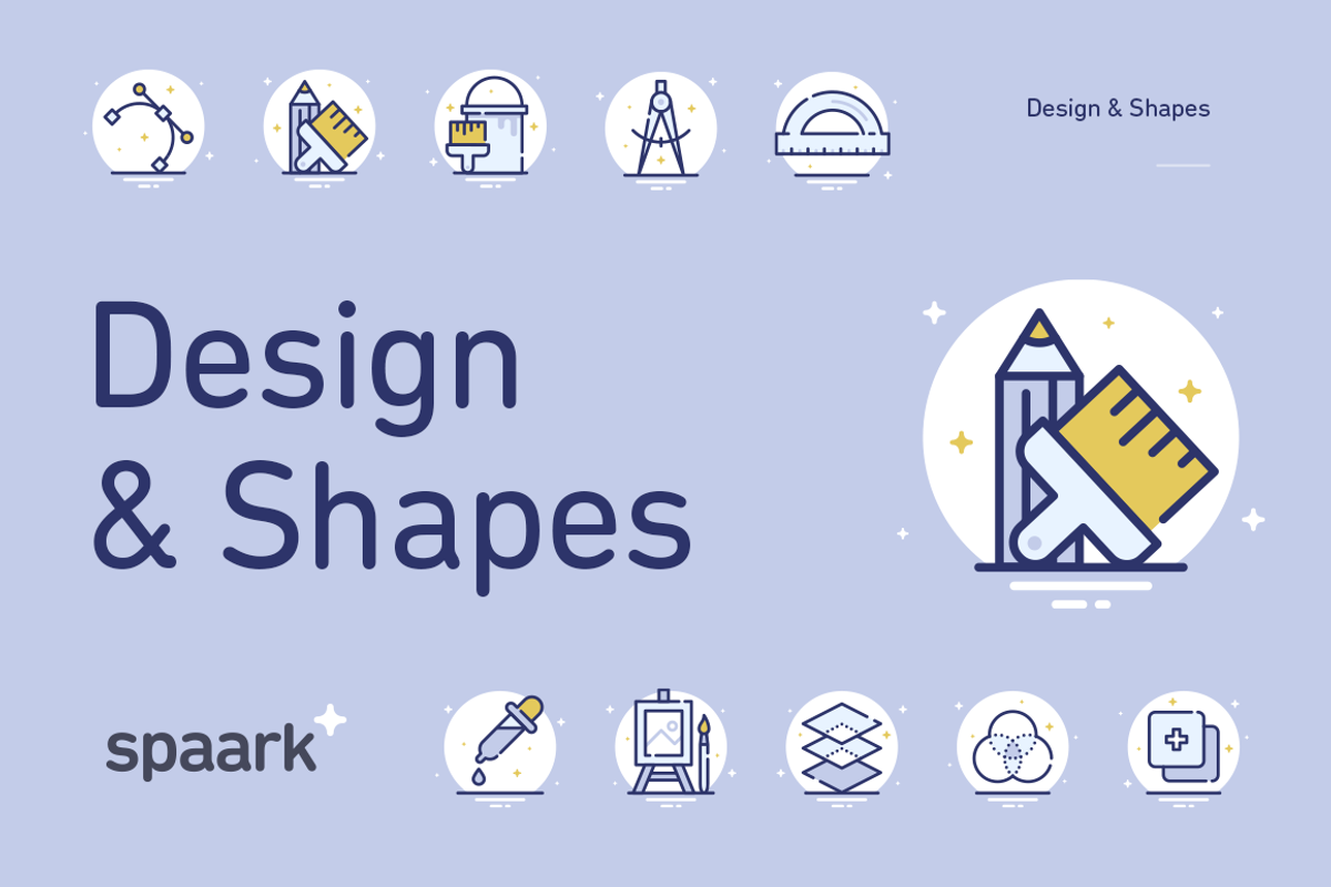 Spaark Design & Shapes (25 icons), an Outline Icon by Petr Knoll (Photo 1 of 5)