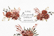 Burgundy Dahlia Fall Collection, an Illustration by Olga Koelsch (Thumbnail 13 of 16)