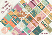 Abstract Geometric Posters, a Background Graphic by Collection by VY (Thumbnail 1 of 15)
