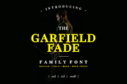 Garfield Fade Family Font, a Serif Font by yantodesign (Thumbnail 1 of 6)