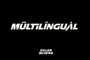 KILLER BLUE93, a Font by senzana (Thumbnail 7 of 7)