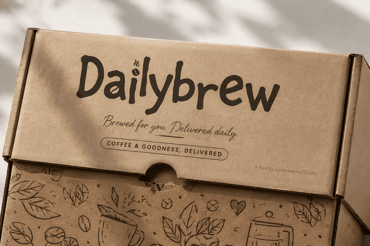 Mochaily Font - Playful Handwritten, a Handwritten Font by Letterhanna Studio (Photo 9 of 9)